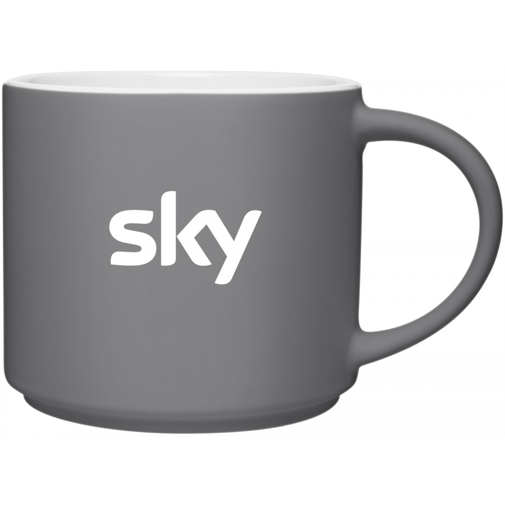 16 oz Monaco (Matte Storm Gray/White) with Logo 16 oz Monaco (Matte Storm Gray/White) with Logo