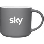 16 oz Monaco (Matte Storm Gray/White) with Logo