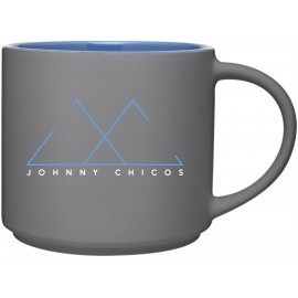 Logo Branded 16 oz Monaco (Matte Storm Gray/Sky Blue)
