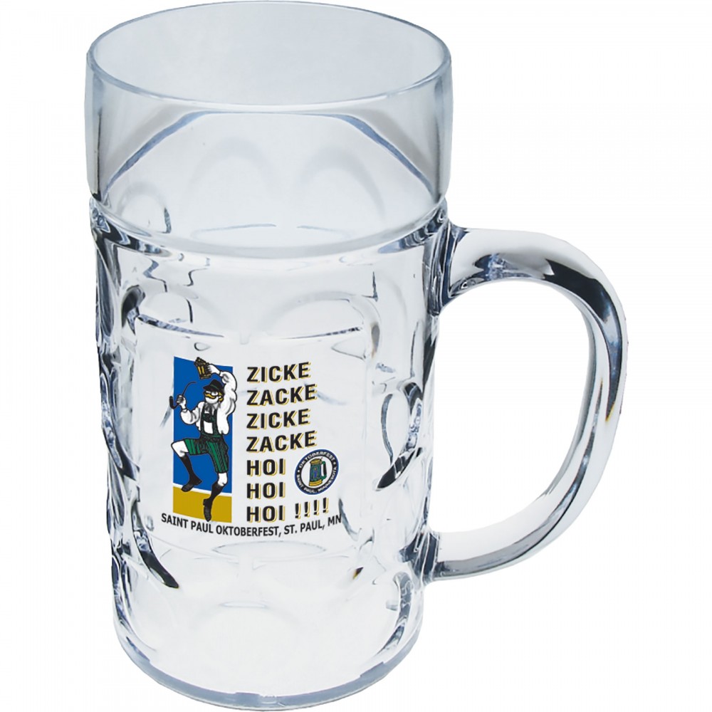 1/2 Liter German Beer Mug with Logo