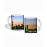 Custom White Mug (15 Oz., Chicago Skyline Mug Sublimated)