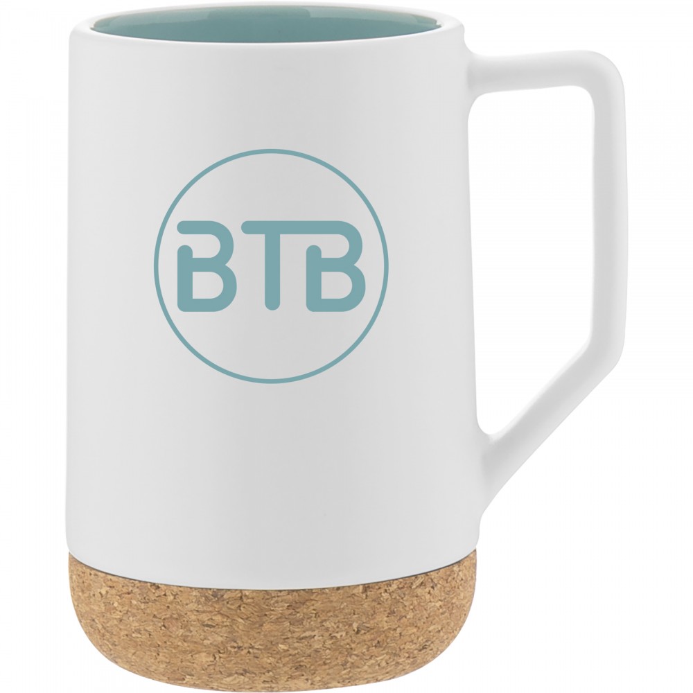 14oz Logan Mug (Powder Blue) Custom Printed 14oz Logan Mug (Powder Blue) Custom Printed