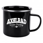 16 Oz. Abilene Stainless Steel Enamel Ceramic Mug with Logo