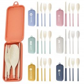 Logo Branded Portable Lunch Tableware Set