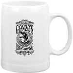 22 Oz. Tankard White Ceramic Mug with Logo