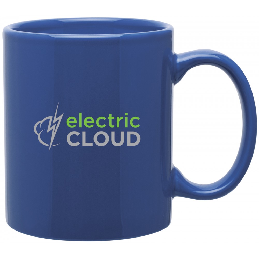 Custom Branded 11oz C-Handle Mug (Royal Blue) Custom Branded 11oz C-Handle Mug (Royal Blue)