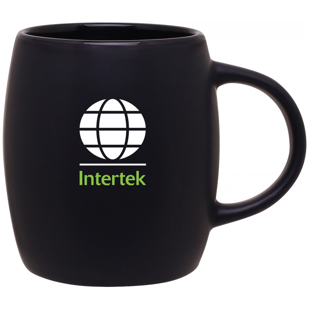 Logo Printed 14oz Joe Mug (Matte Black & Black) Logo Printed 14oz Joe Mug (Matte Black & Black)