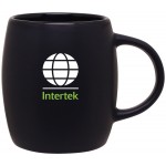 Logo Printed 14oz Joe Mug (Matte Black & Black)