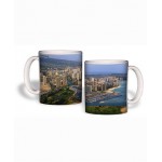 Personalized White Mug (11 Oz., Honolulu Skyline Mug)