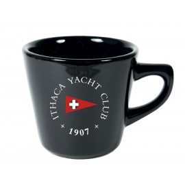 Custom 7 Ounce Mini Funnel Black Mug