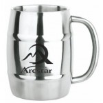 Custom Printed 14 Oz. Stainless Steel Keg Mug