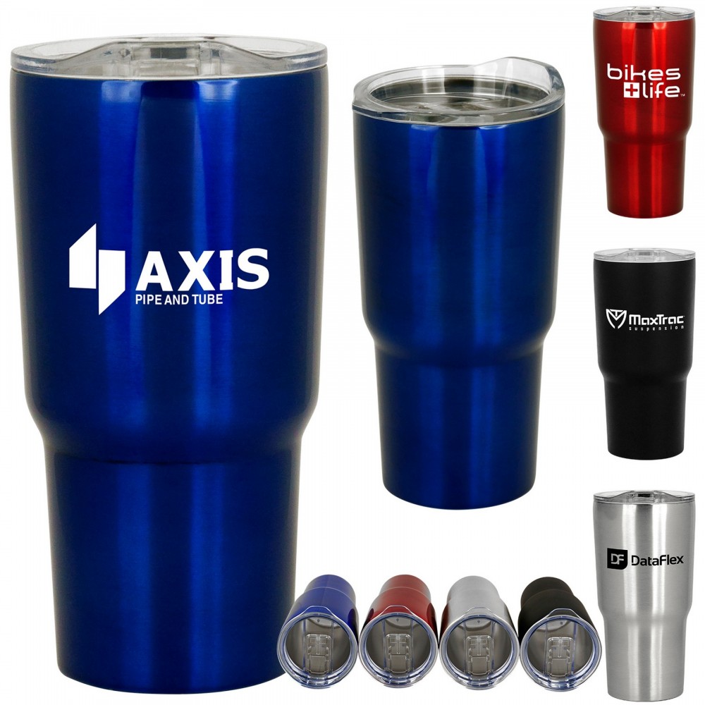 Custom Printed Contoured Vacuum Travel Mug Custom Printed Contoured Vacuum Travel Mug