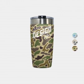 Customized 22 oz Bison Stainless Steel Insulated Camo Tumbler