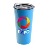 Logo Printed The Roadmaster - 20 oz. Travel Tumbler with Clear Slide Lid - Digital