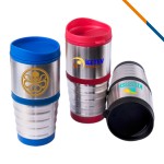 Ripple Stainless Steel Mug Logo Printed
