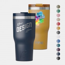 30 Oz RTIC Stainless Steel Vacuum Insulated Tumbler with Logo