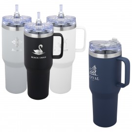 40 oz Urban Peak Apex Ridge Vacuum Travel Mug with Logo