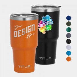 Promotional Premium 30 oz TiTUS Double Wall Stainless Steel Insulated Tumbler