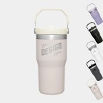 20 oz Stanley Stainless Steel Insulated Flip Straw Tumbler with Logo