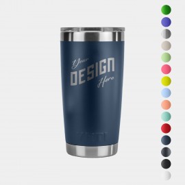 Logo Branded 20 Oz YETI Rambler Stainless Steel Vacuum Insulated Tumbler