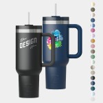 40 oz RTIC Leak-Resistant Ceramic Lined 3-in-1 Lid Tumbler with Logo