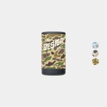 Bison Bevi Stainless Steel Insulated Camo Can Cooler with Logo