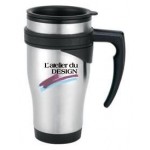 Logo Printed Steel Trek Mug