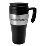 Custom Printed 14 oz. Steel with Plastic Lining Travel Mug