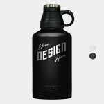 64 oz Bison Growler Stainless Steel Insulated Bottle with Logo