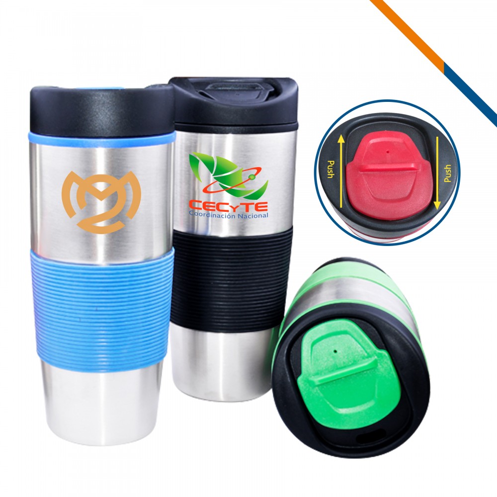 Logo Printed Rocky Stainless Steel Mug Logo Printed Rocky Stainless Steel Mug