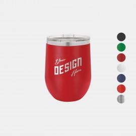 Personalized 12 oz Polar Camel Stainless Steel Insulated Stemless Tumbler w/ Lid