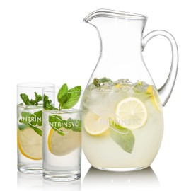 Geneva Pitcher & Stockton Beverage with Logo