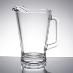 60 Oz. Glass Beer Pitcher, 9-1/4"H with Logo
