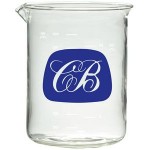 26 oz Spouted Beverage Glass with Logo