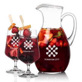 Logo Branded Geneva Pitcher & Breckland Cocktail