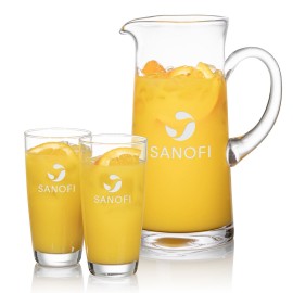 Malden Pitcher & Carberry Hiballs with Logo  Malden Pitcher & Carberry Hiballs with Logo