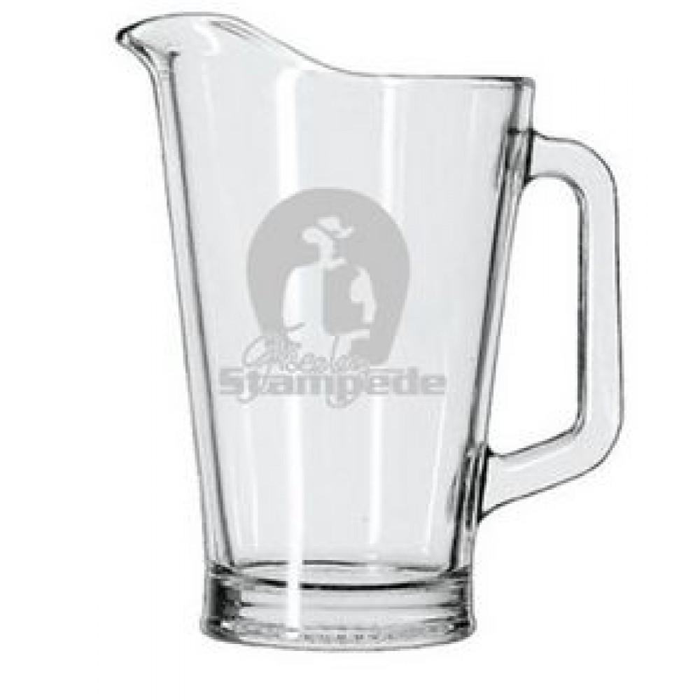 60 Oz. Glass Pitcher with Logo 60 Oz. Glass Pitcher with Logo
