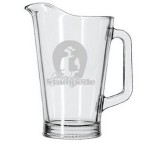 60 Oz. Glass Pitcher with Logo