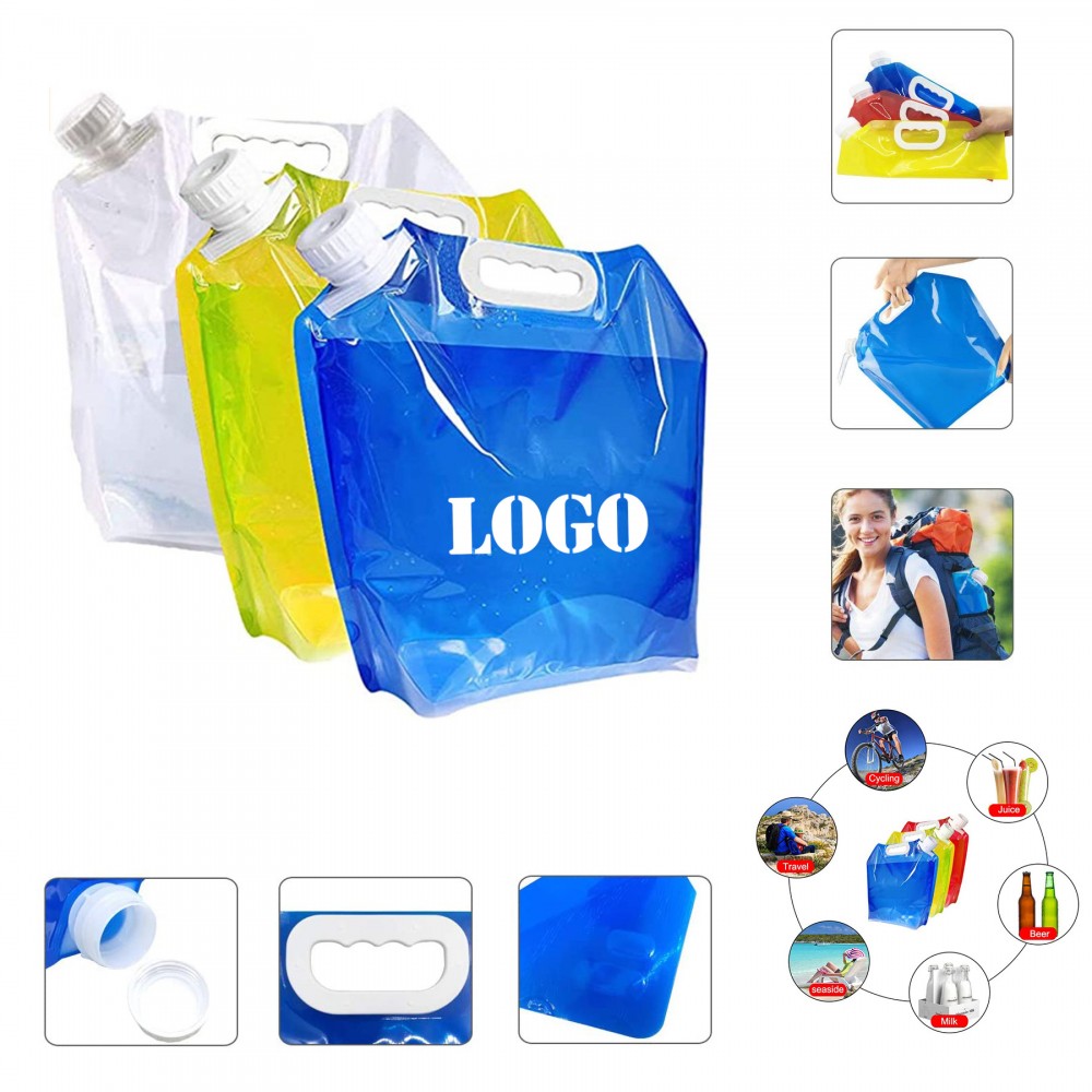 5 litres Collapsible Water Container with Logo