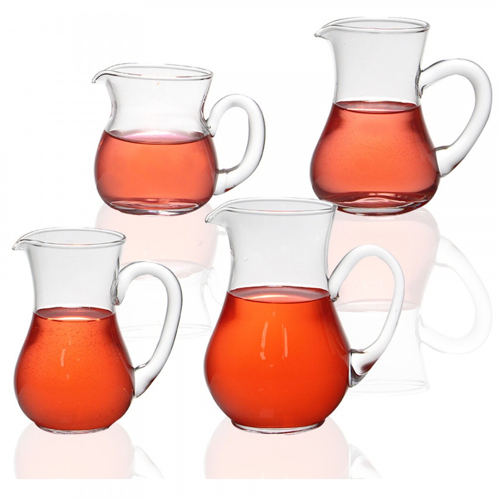 3 Oz. Glass Water Pitcher w/Handle with Logo