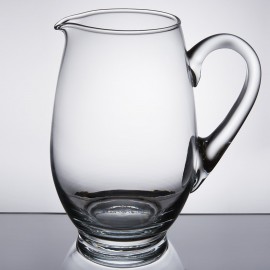 67 Oz. Glass Mario Pitcher, 8-3/4"H with Logo