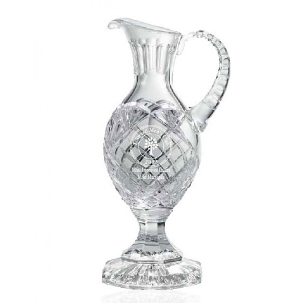 Logo Branded 24% Lead-Cut Crystal Claret Jug Logo Branded 24% Lead-Cut Crystal Claret Jug