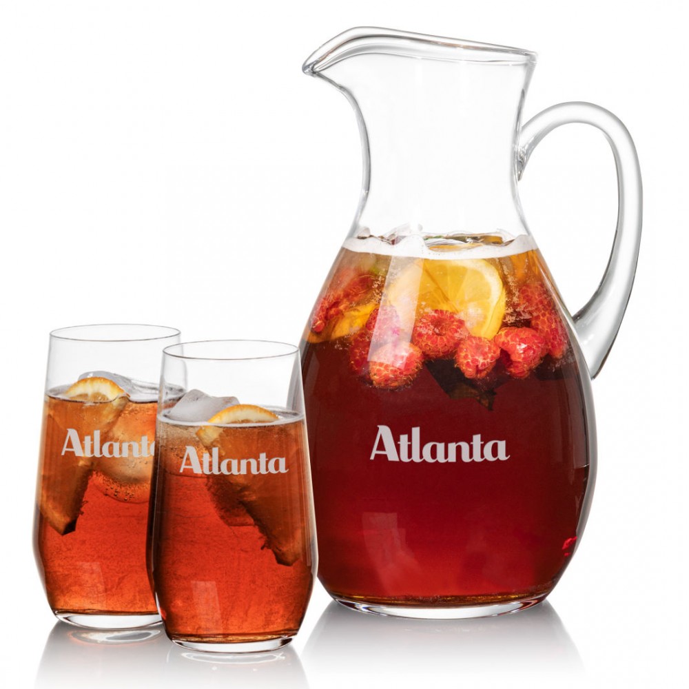 Geneva Pitcher & Germain Beverage with Logo Geneva Pitcher & Germain Beverage with Logo