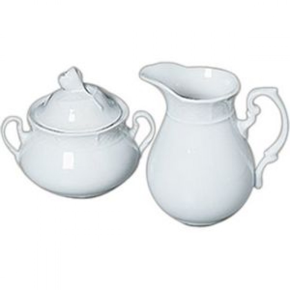 Logo Branded Minuet Sugar and Creamer Set Logo Branded Minuet Sugar and Creamer Set