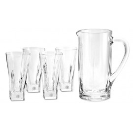 Logo Branded Crystal Pitcher Set