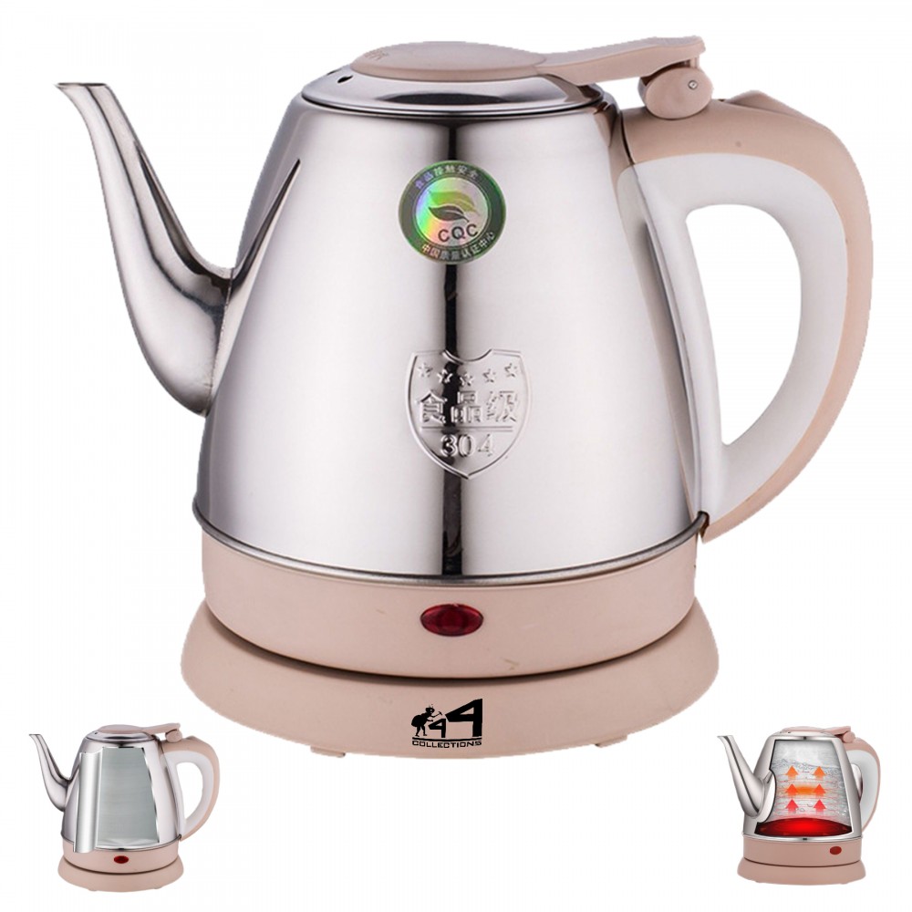 1.2L Electric Gooseneck Kettle with Logo