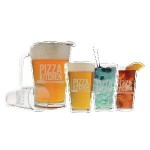 Glass Pitcher & Pint Glass Set - Etched with Logo