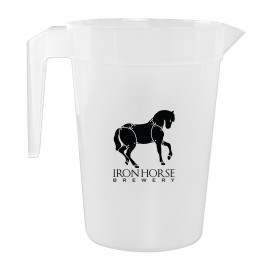 64 Oz. Stackable Pitcher with Logo  64 Oz. Stackable Pitcher with Logo