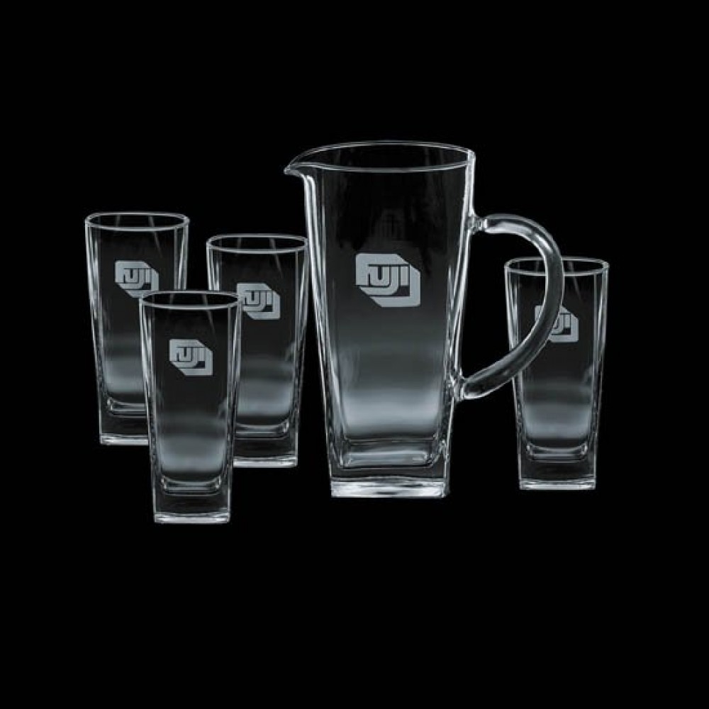 Personalized Sterling Pitcher & 4 Hiballs Personalized Sterling Pitcher & 4 Hiballs