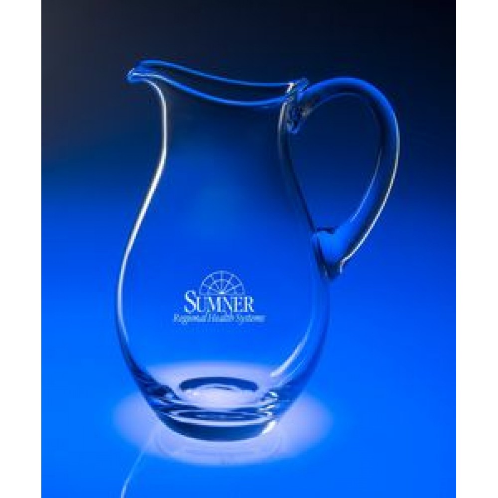 68 Oz. Julia Crystal Pitcher with Logo 68 Oz. Julia Crystal Pitcher with Logo